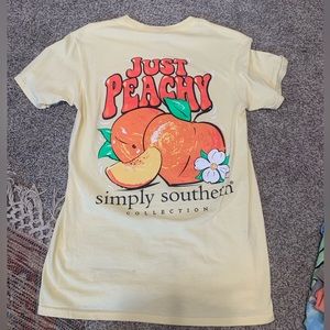 simply southern peachy shirt